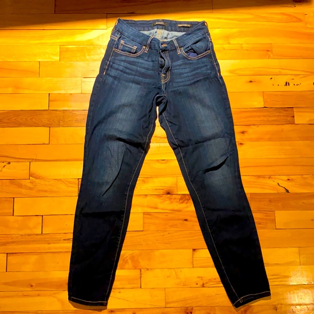 Jeans navy blue -Guess Power Curvy MID - 26 LG